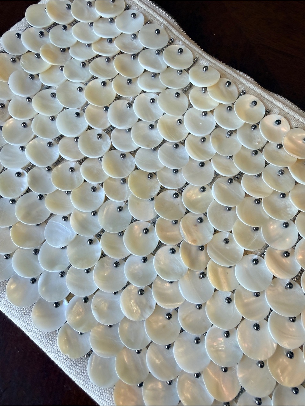 Mother of Pearl Shell Clutch - Picture 6 of 7